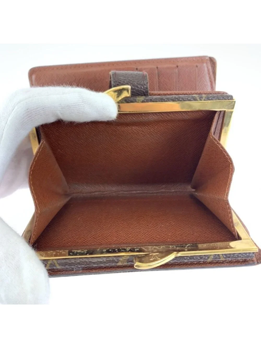 Louis Vuitton Monogram Portefeuille Vienowa Brown Folding Wallet